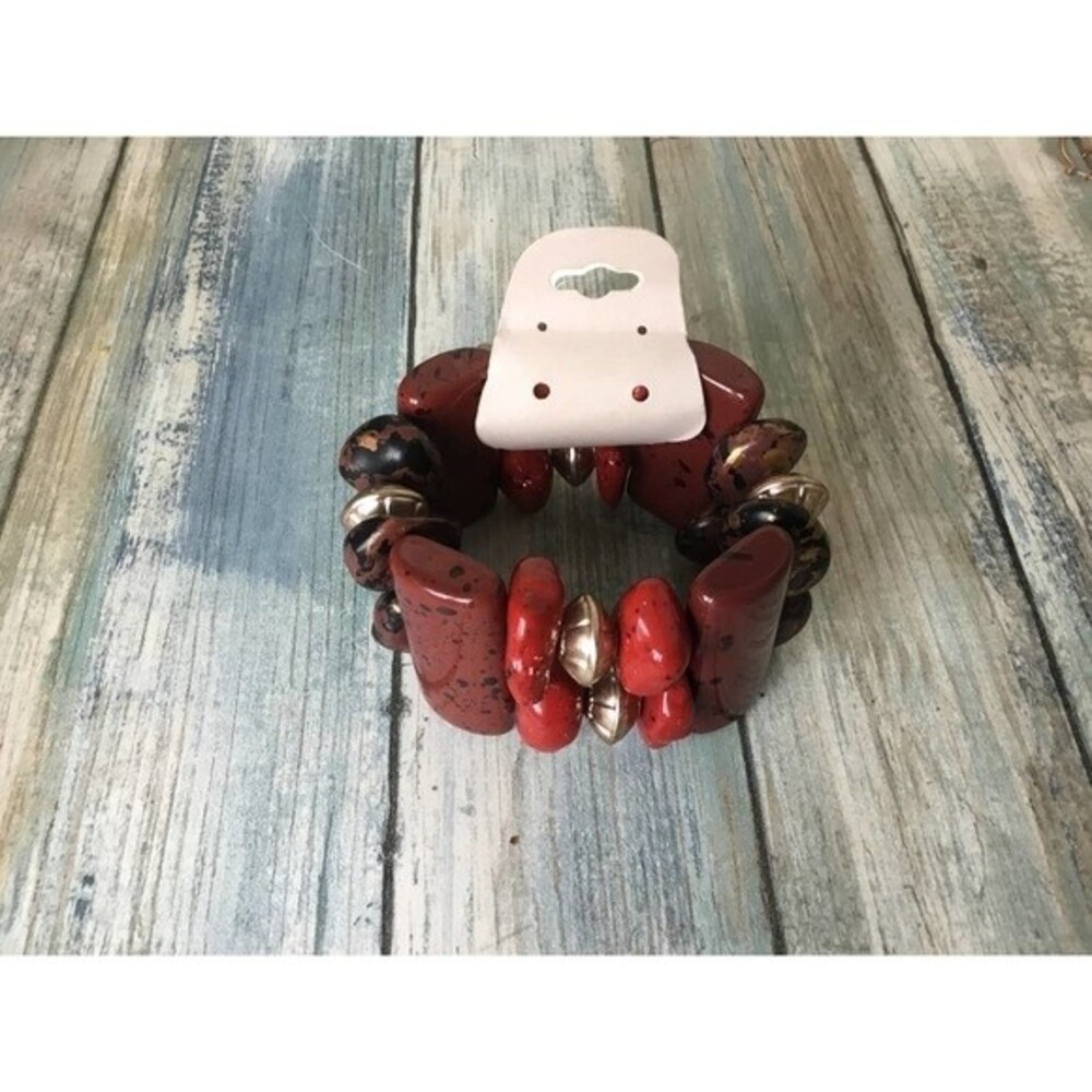 Chunky Red Bracelet